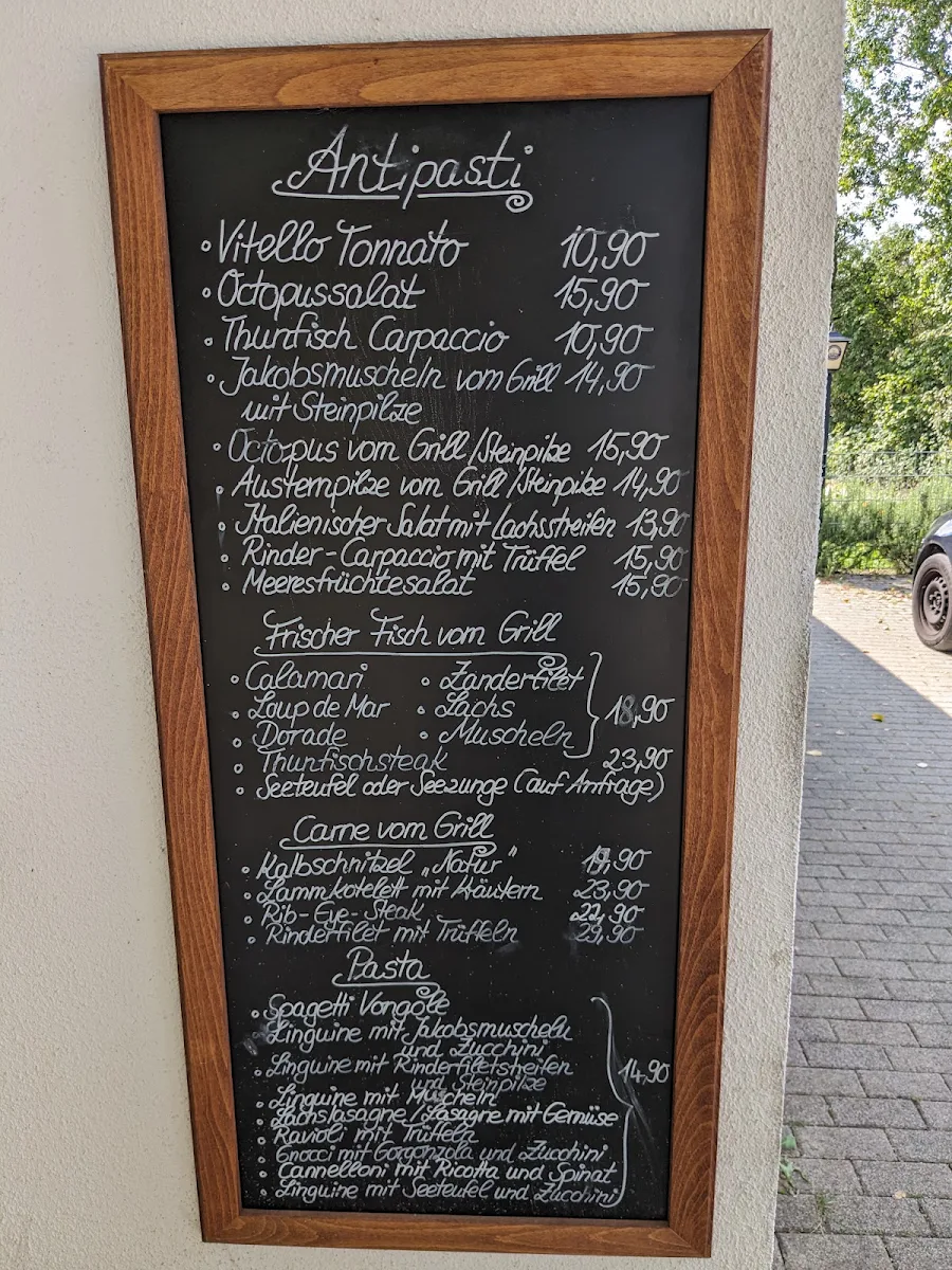 Speisekarte, Bella Italia da Alessandro