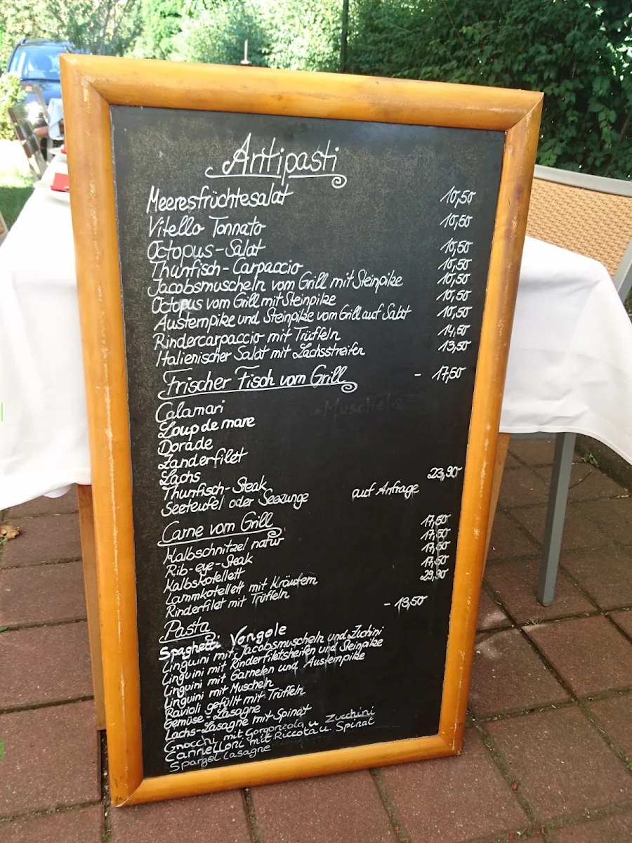 Speisekarte, Bella Italia da Alessandro