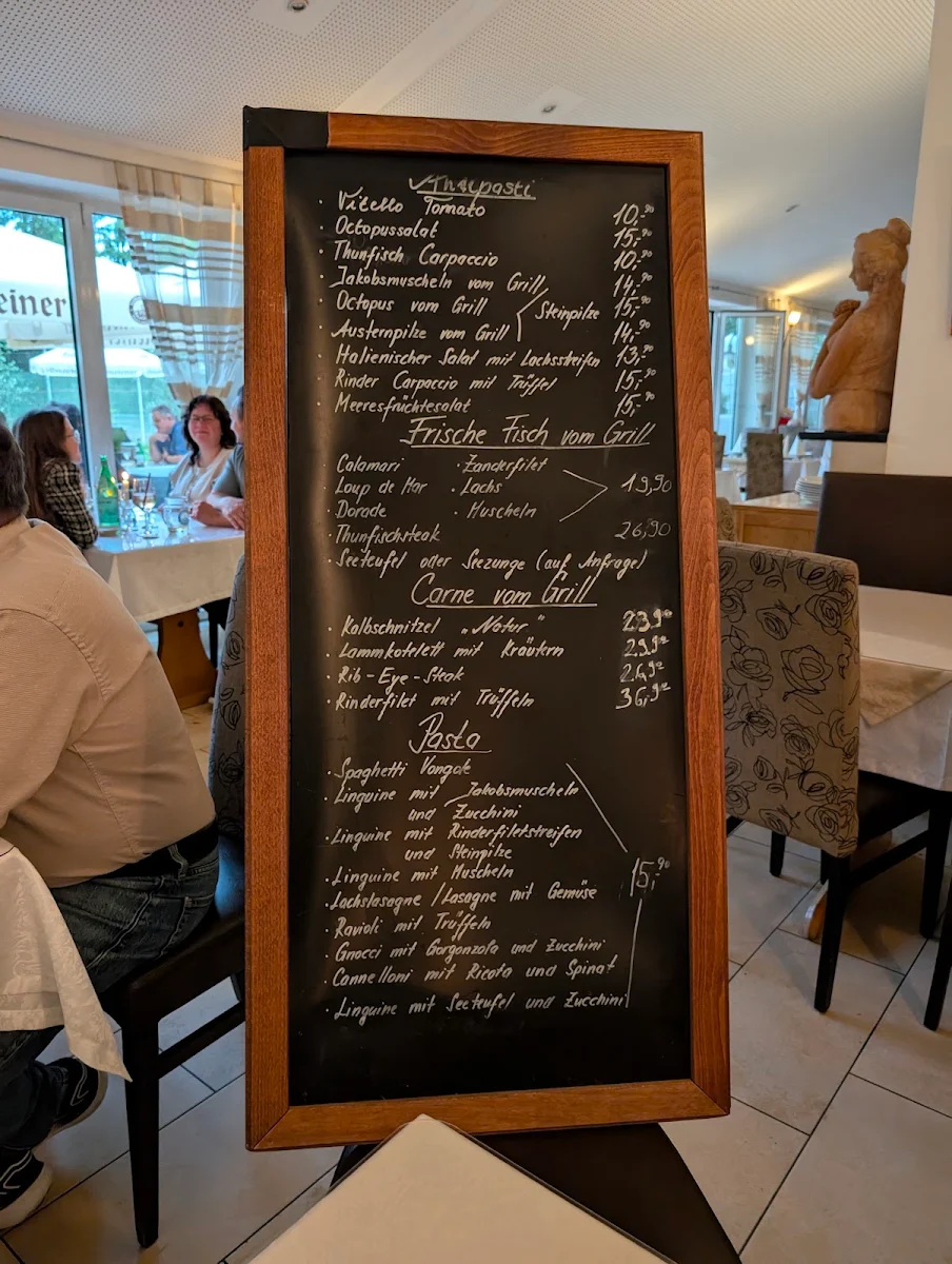 Speisekarte, Bella Italia da Alessandro