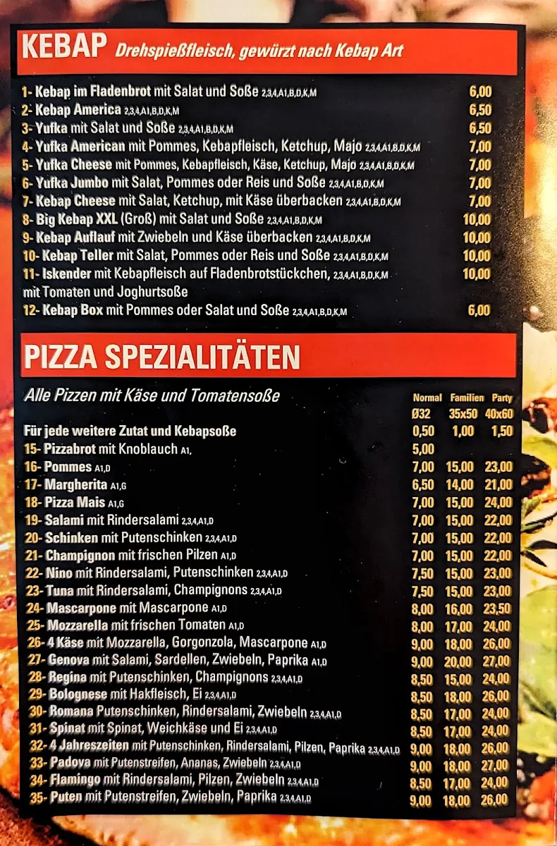 Speisekarte photo 5