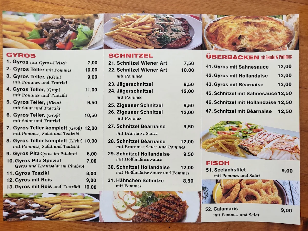 Speisekarte, Lechenicher Grill Erftstadt
