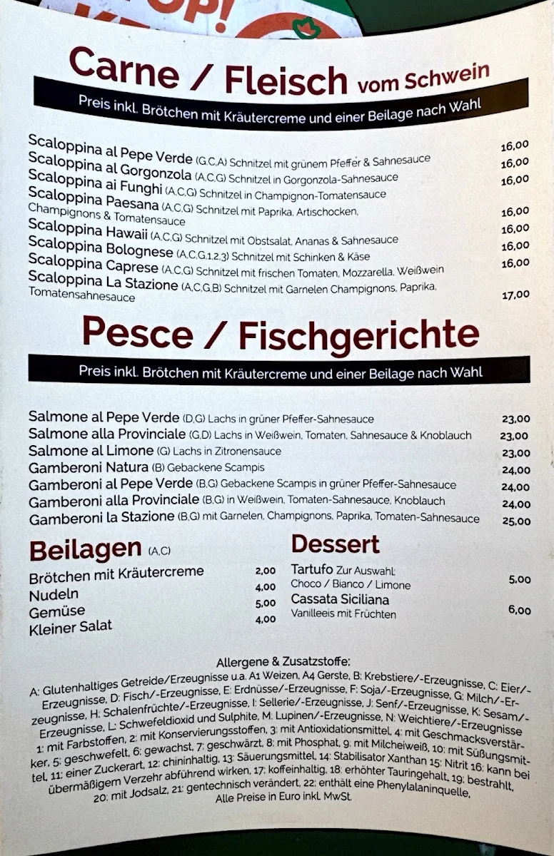 Speisekarte photo 1