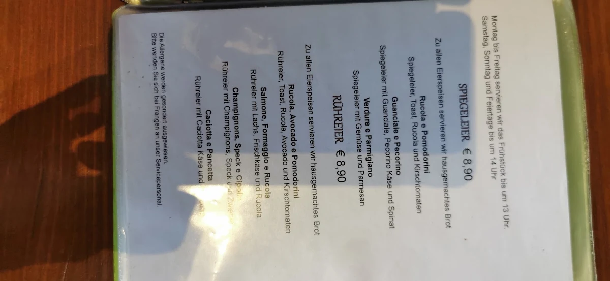 Speisekarte photo 5
