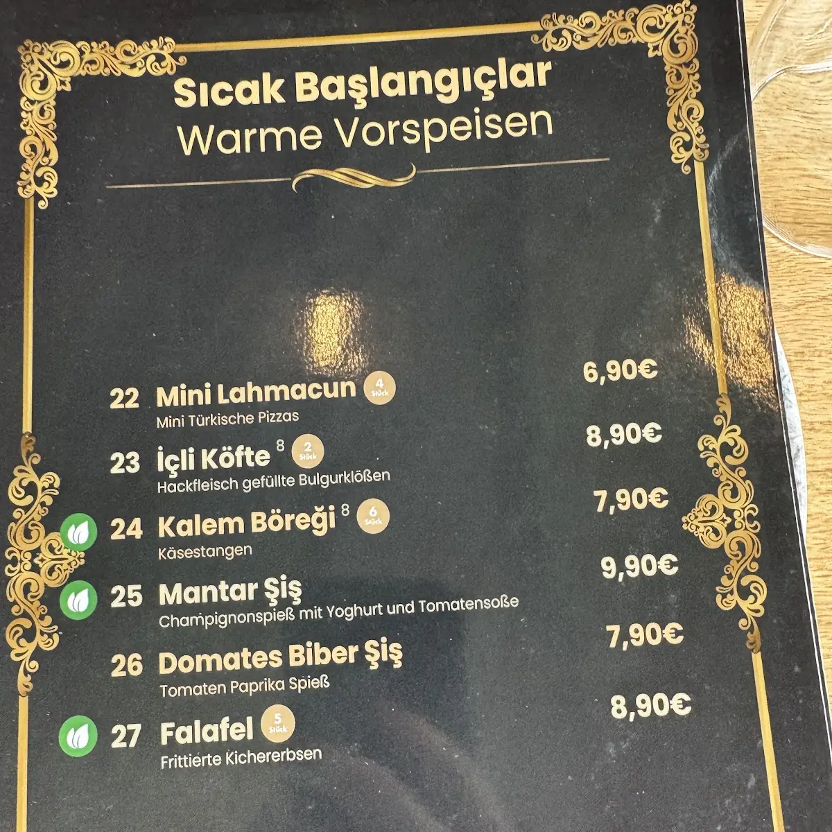 Speisekarte photo 4