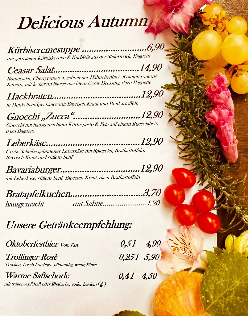 Speisekarte photo 3