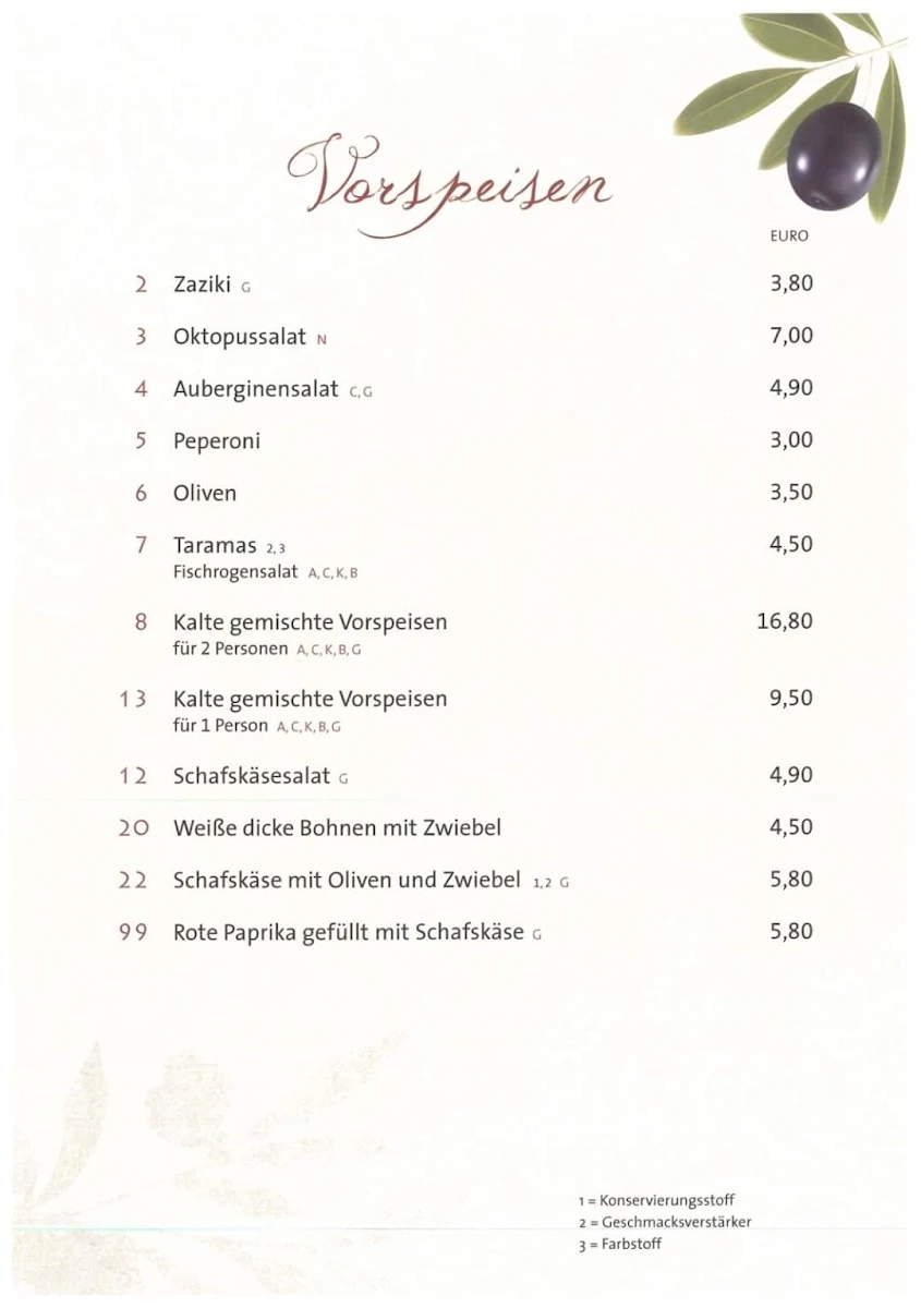 Speisekarte photo 8