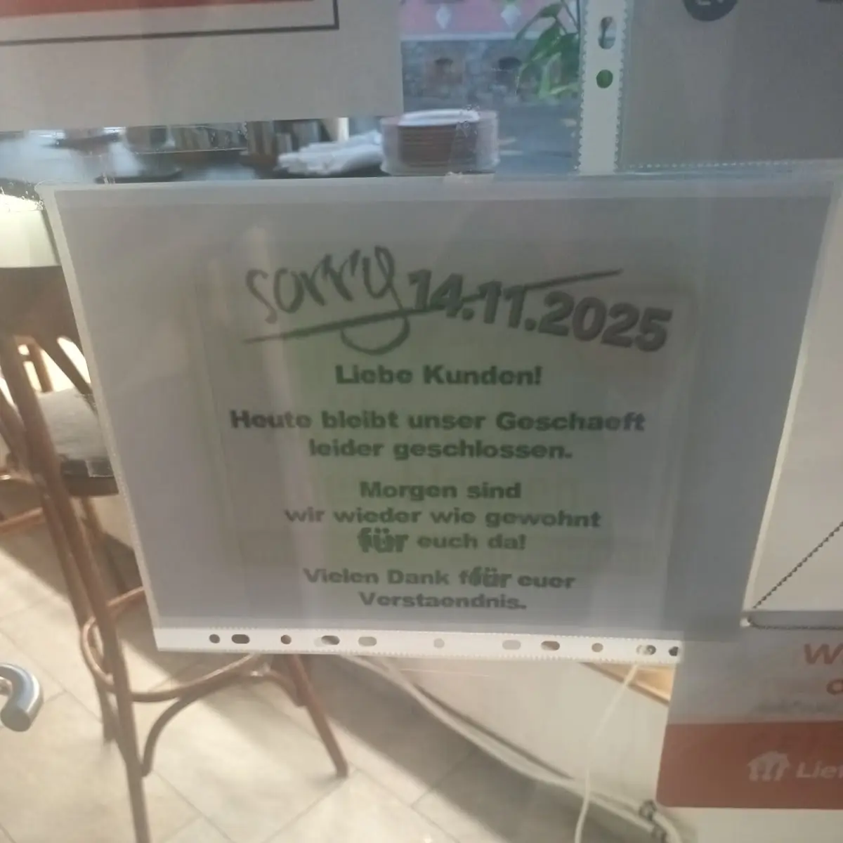Speisekarte, Çınar Kebaphaus