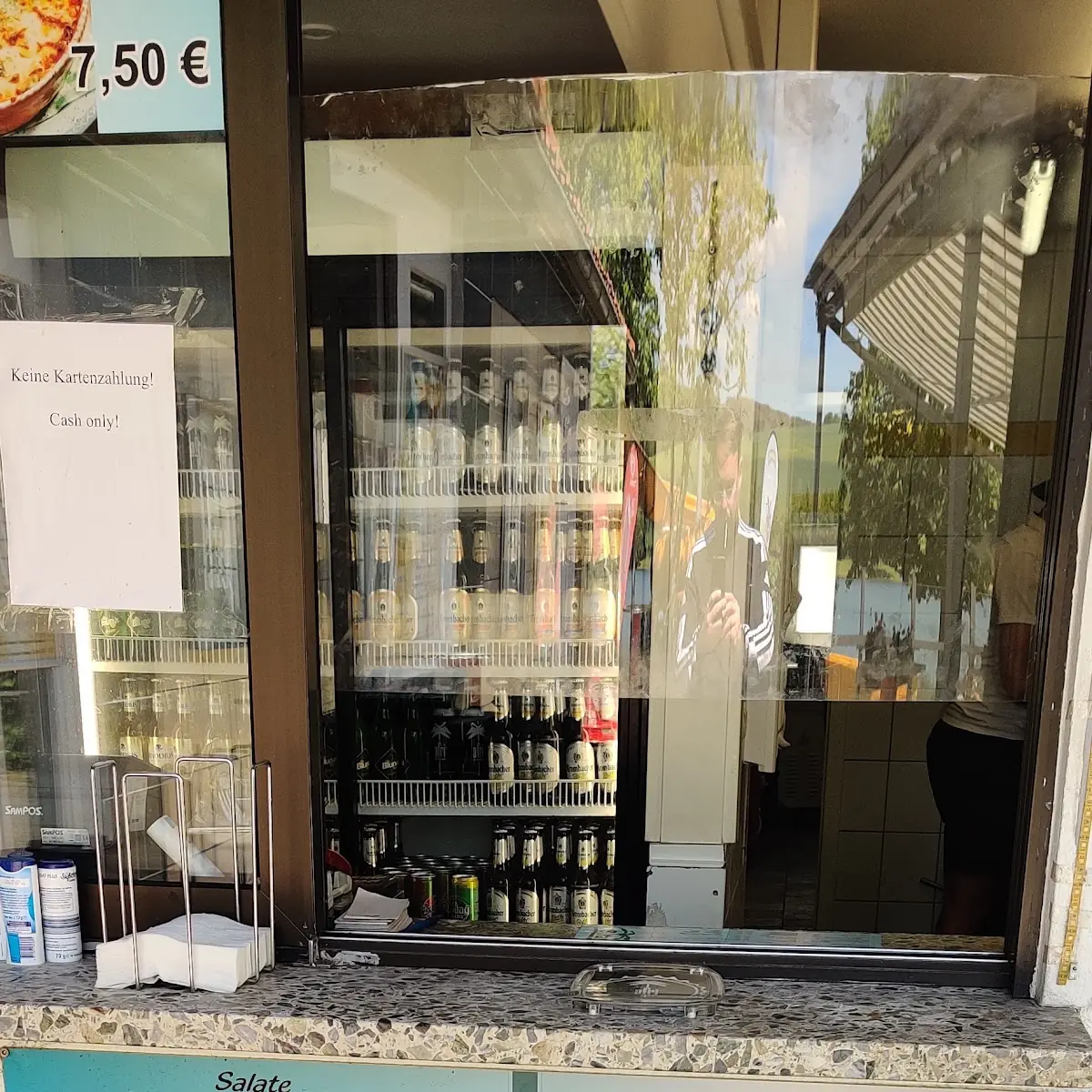 Speisekarte, Pizzeria