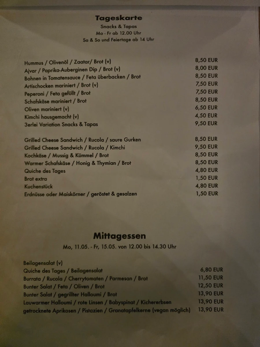 Speisekarte photo 1
