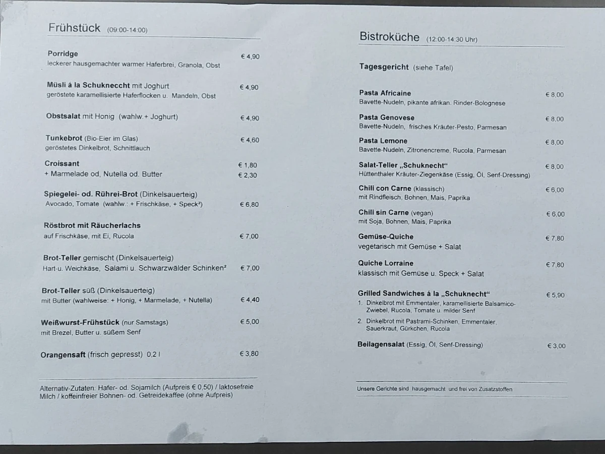Speisekarte photo 6