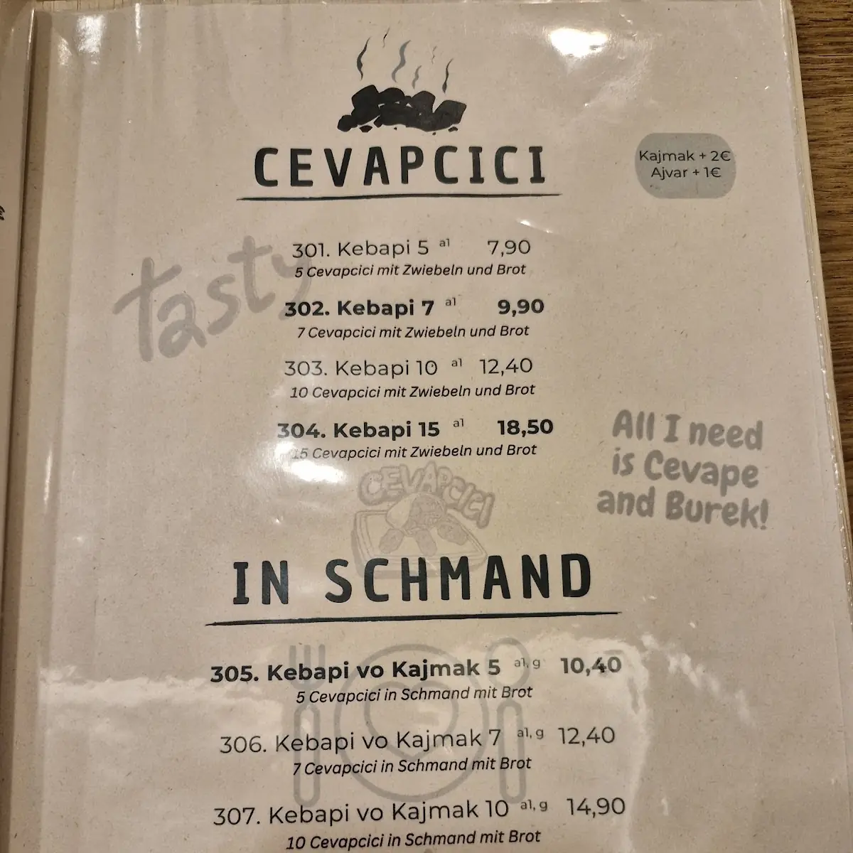Speisekarte photo 1