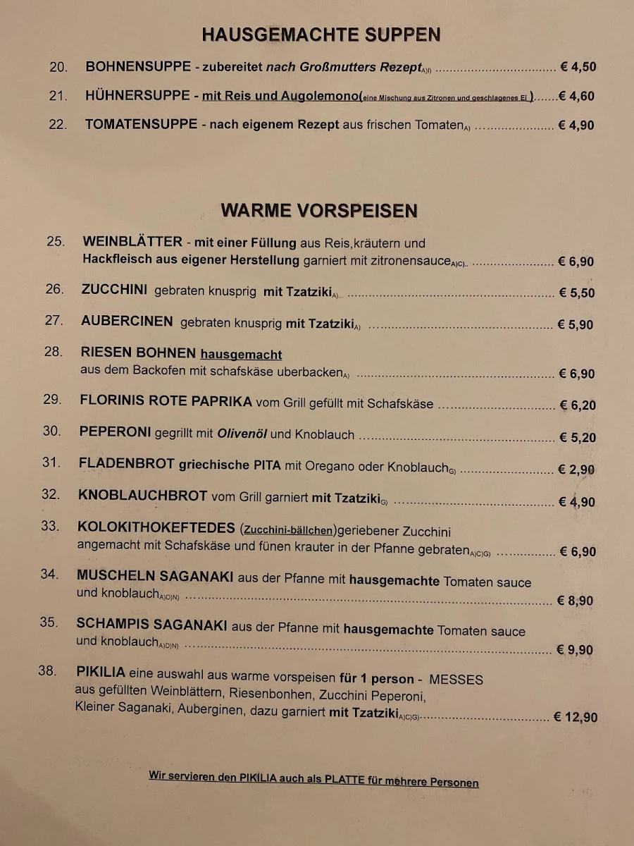 Speisekarte photo 3