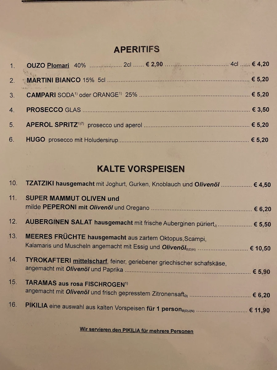 Speisekarte photo 5