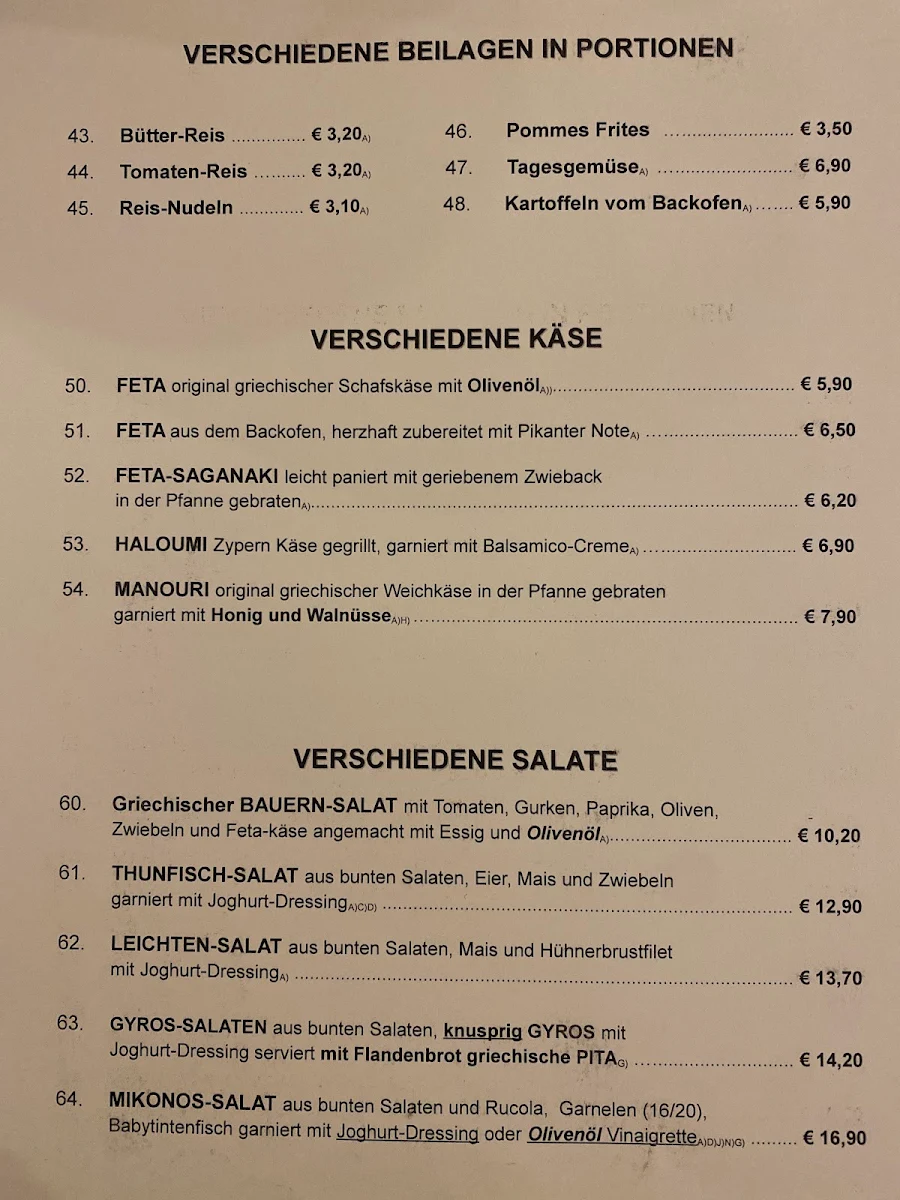 Speisekarte photo 6