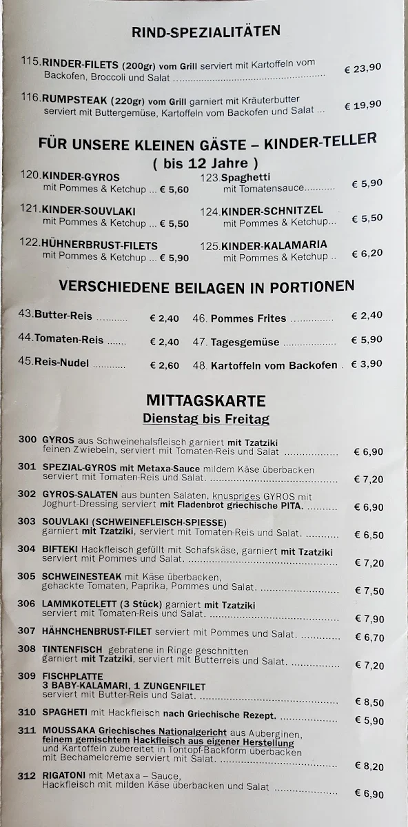 Speisekarte photo 9