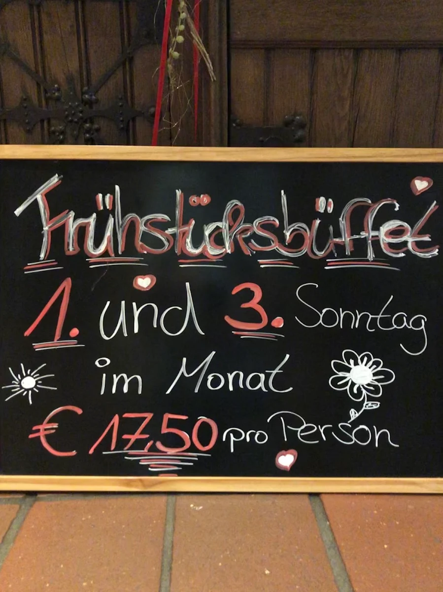 Speisekarte, Ole Müllern Schün Bauerncafé