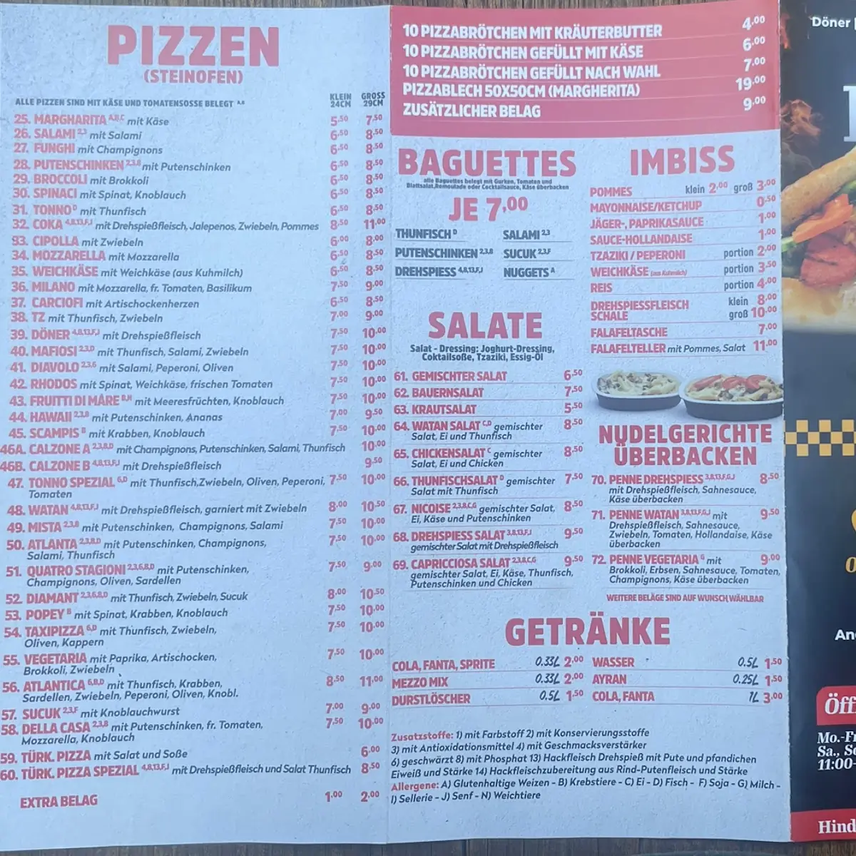 Speisekarte photo 2