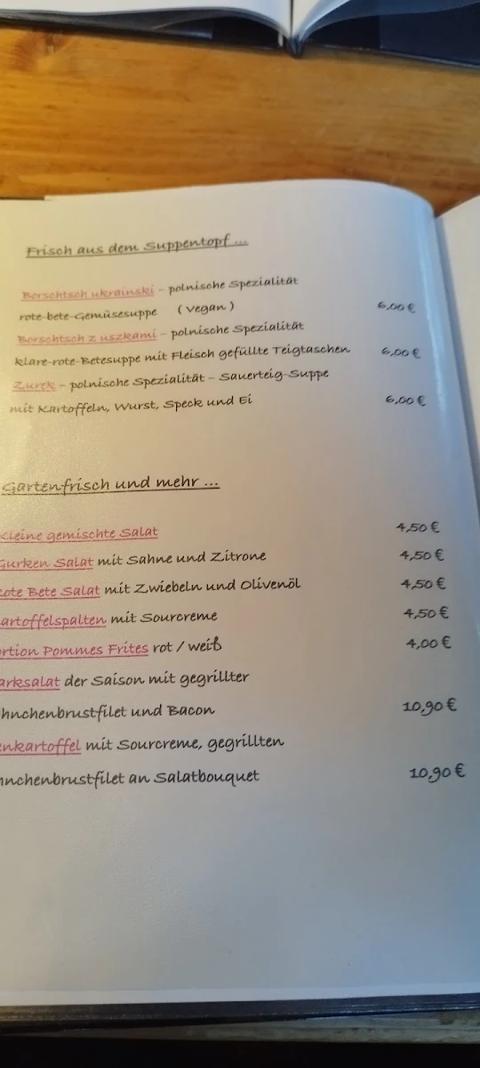 Speisekarte photo 3