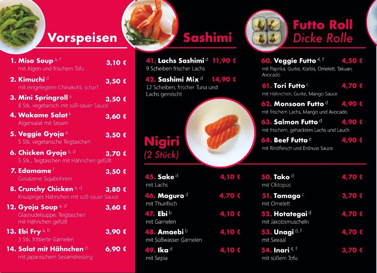 Speisekarte photo 3