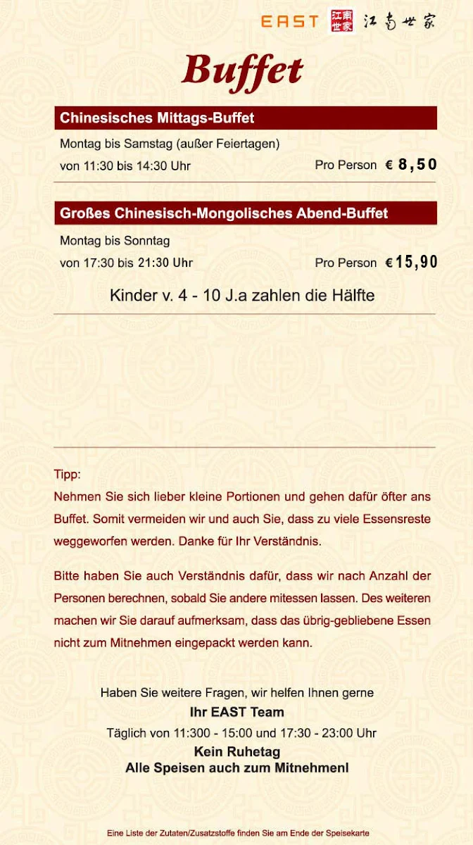 Speisekarte photo 2
