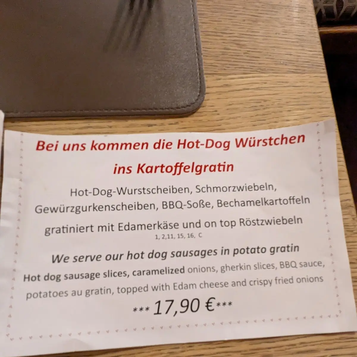 Speisekarte photo 6