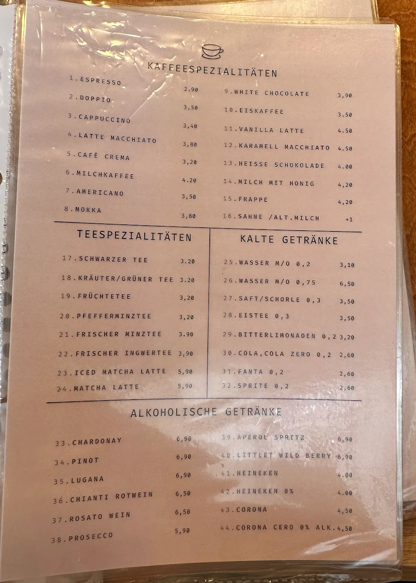 Speisekarte photo 2