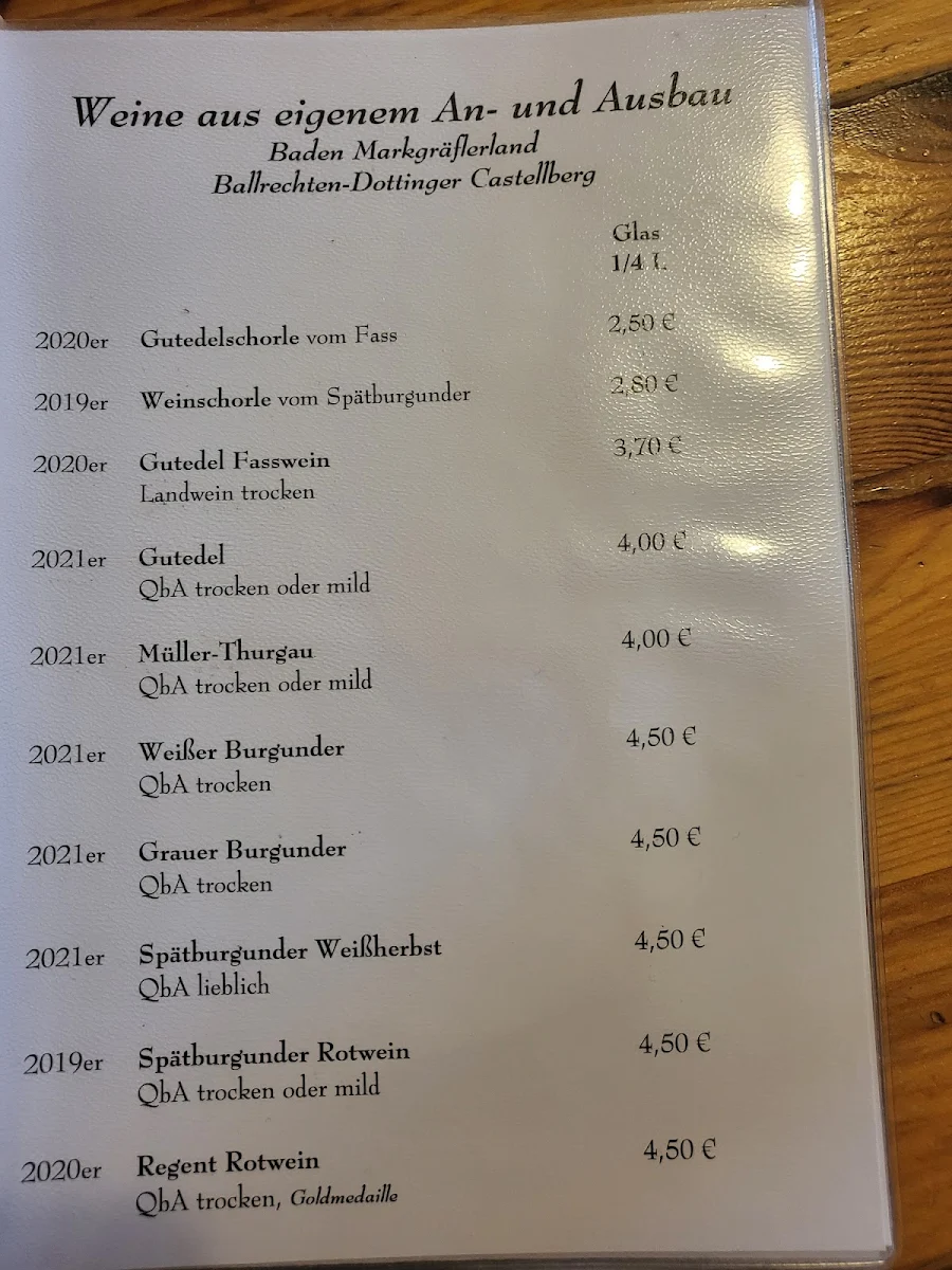 Speisekarte photo 6