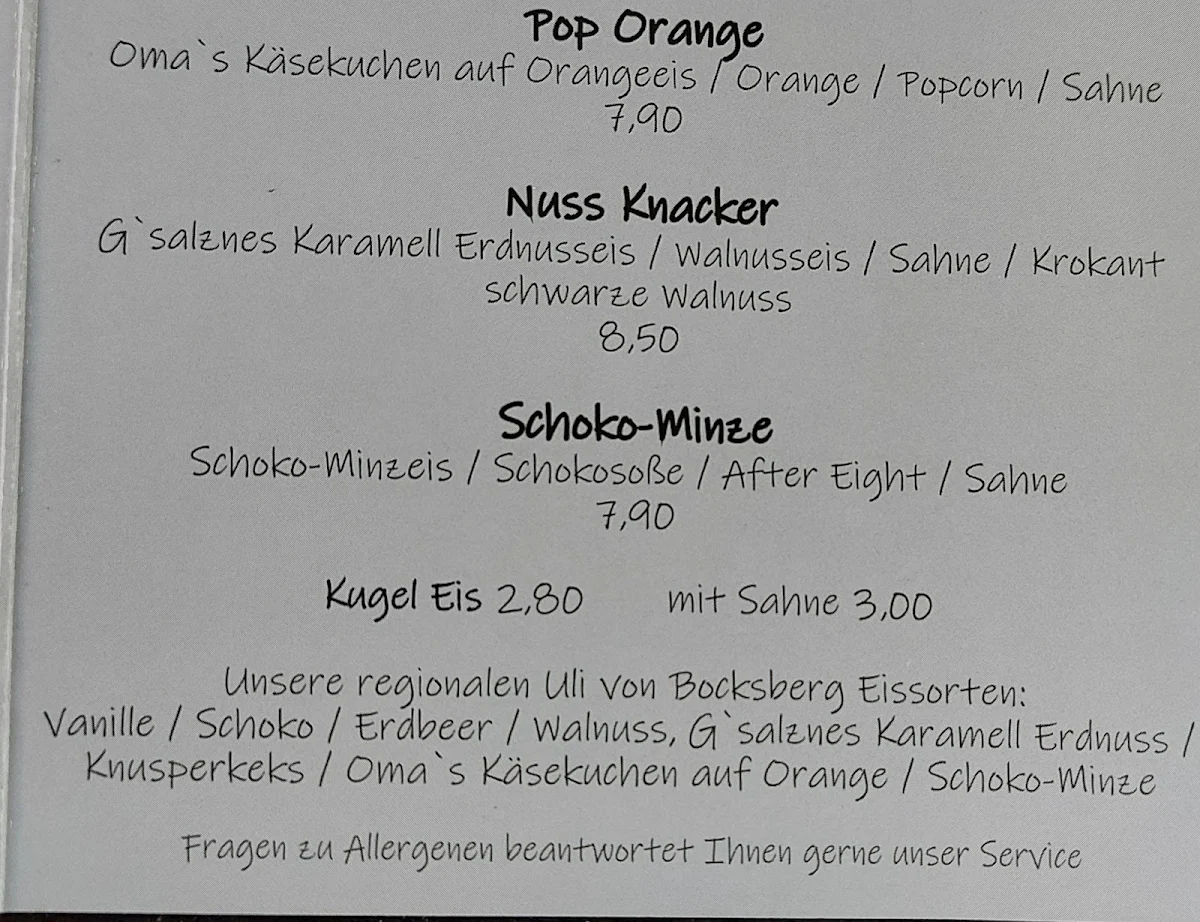Speisekarte photo 5