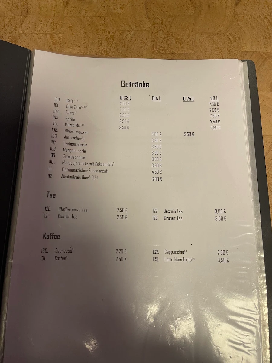 Speisekarte photo 5