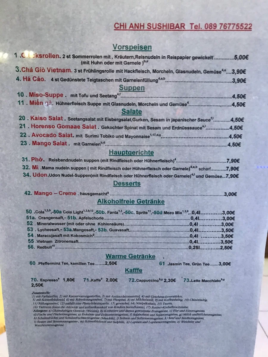 Speisekarte photo 8