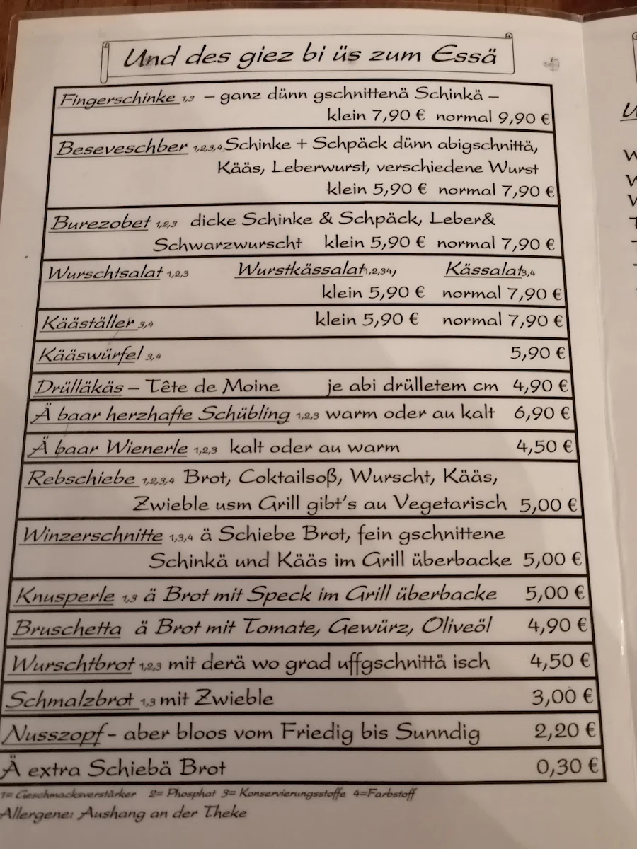 Speisekarte photo 9