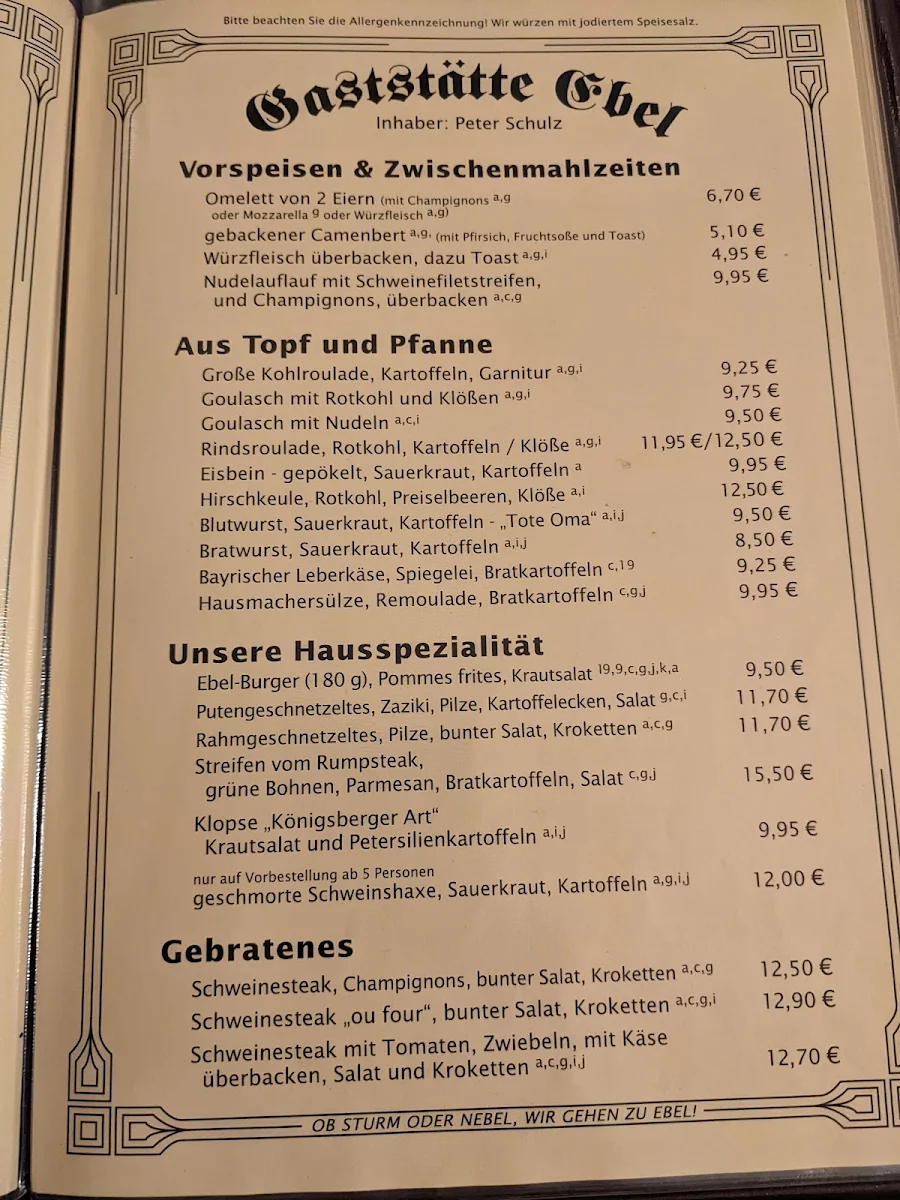 Speisekarte photo 3