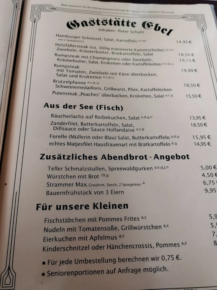 Speisekarte photo 5