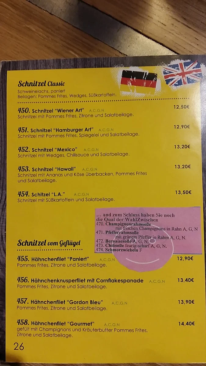 Speisekarte photo 2