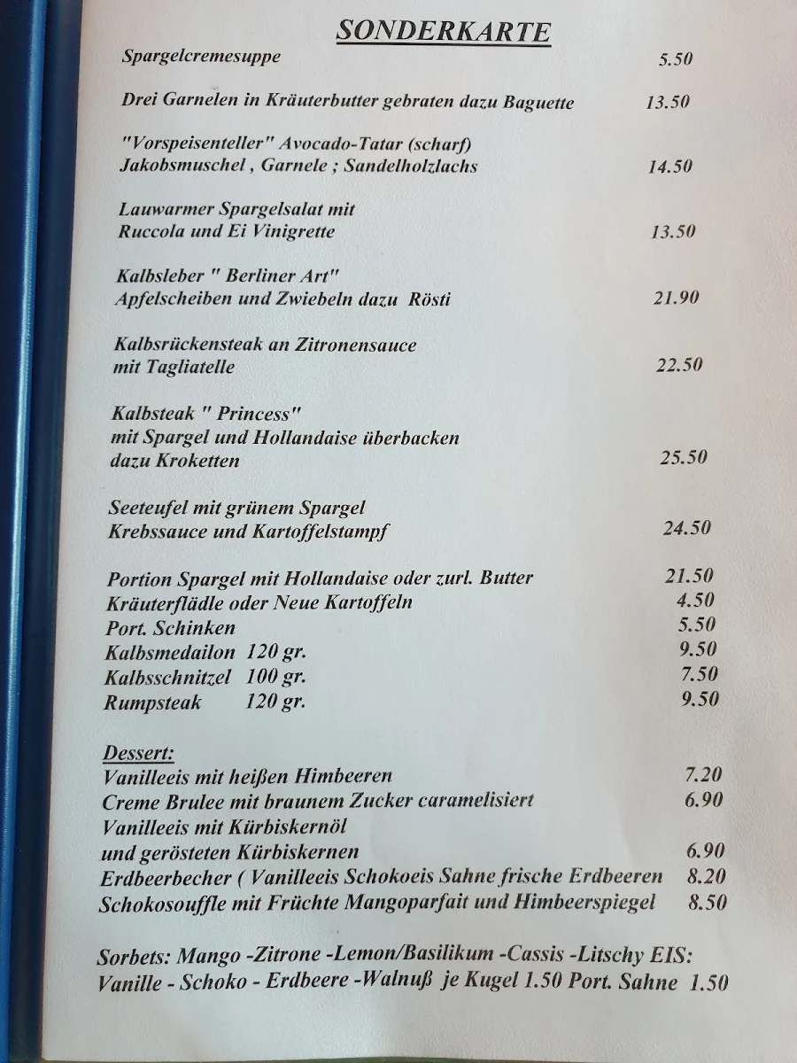 Speisekarte photo 3