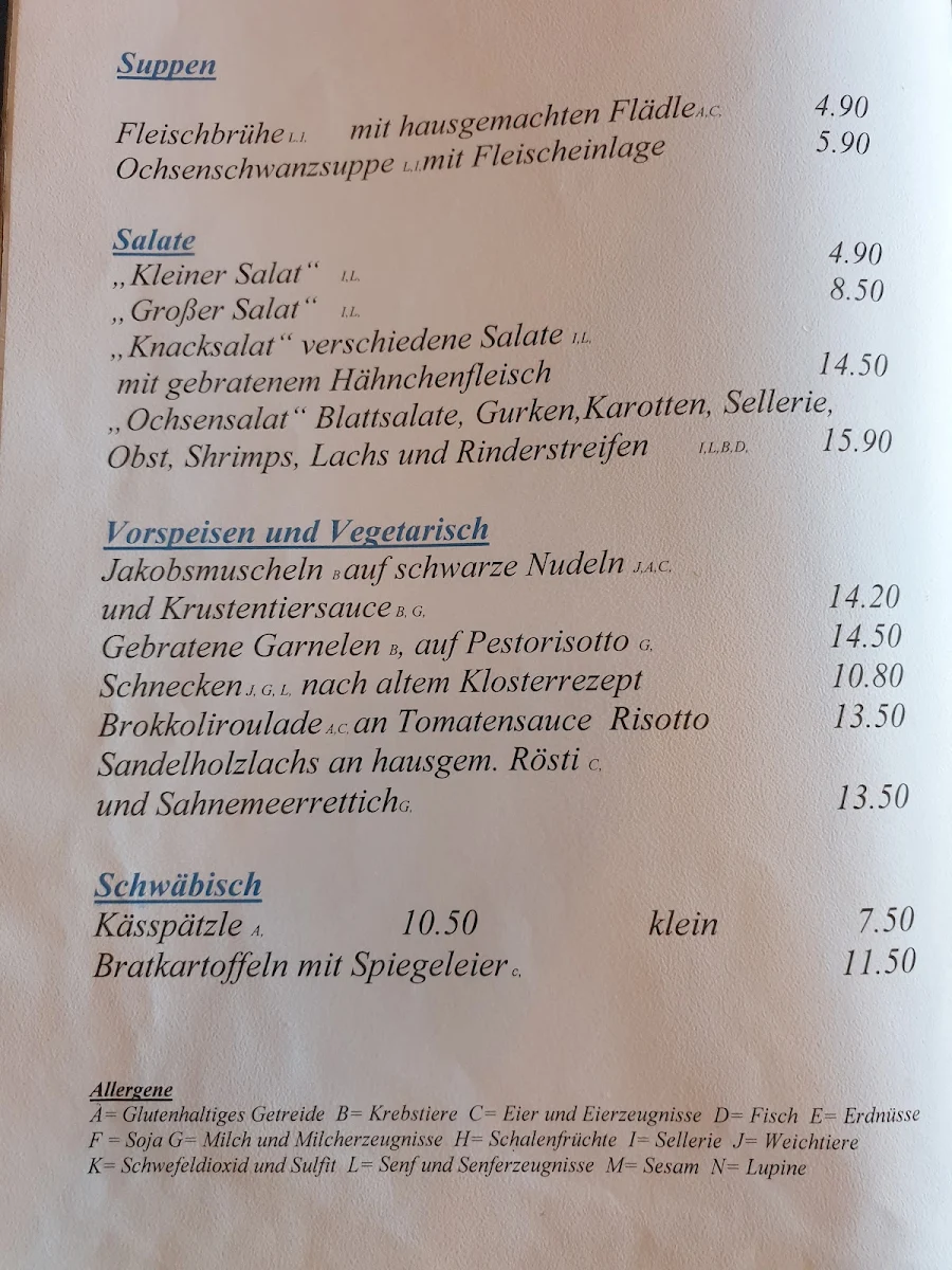 Speisekarte photo 4
