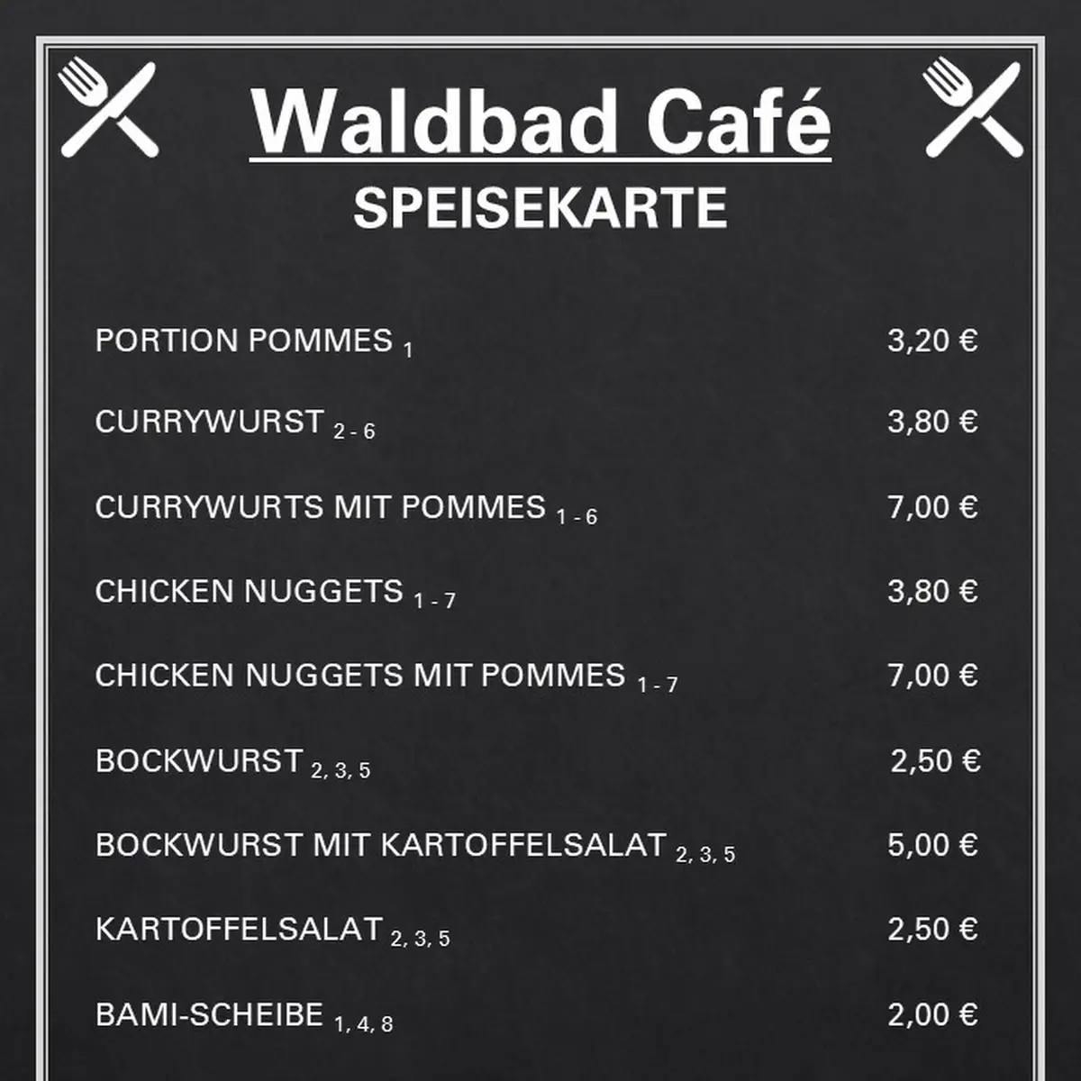 Speisekarte photo 1