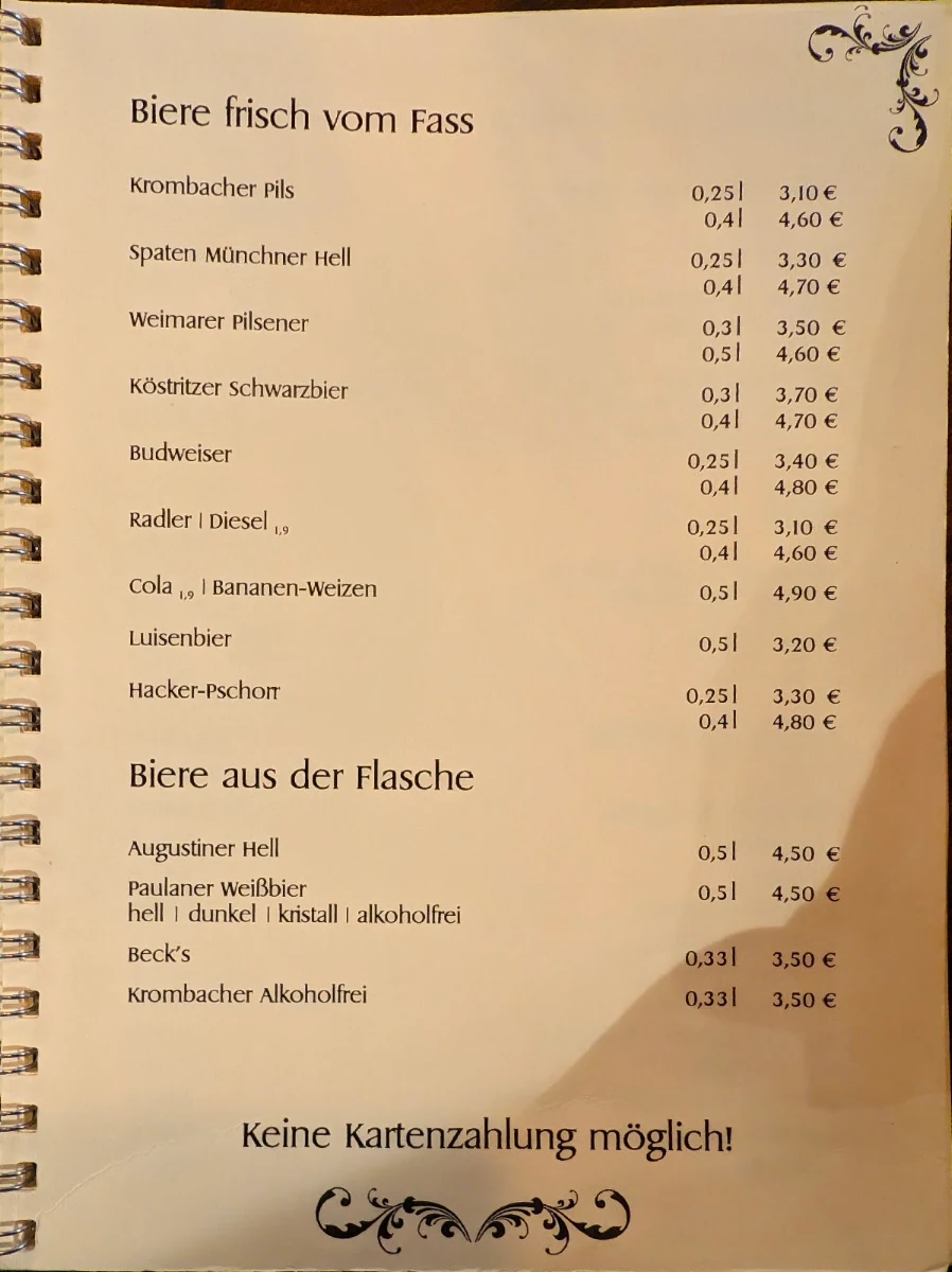 Speisekarte photo 3