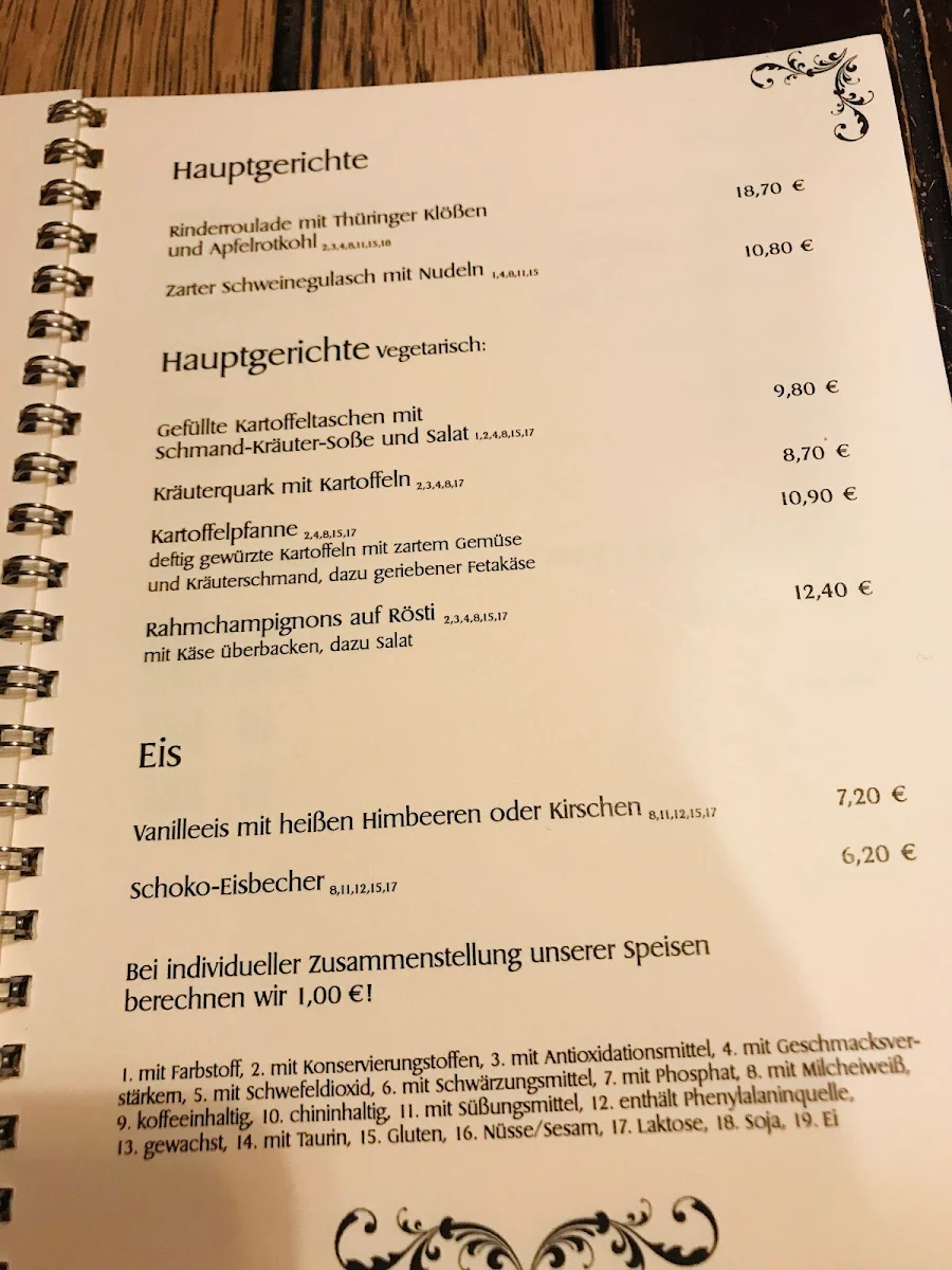 Speisekarte photo 5