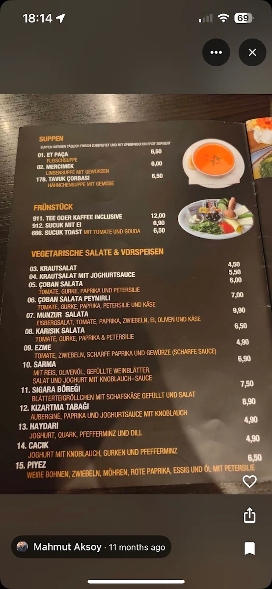 Speisekarte photo 3