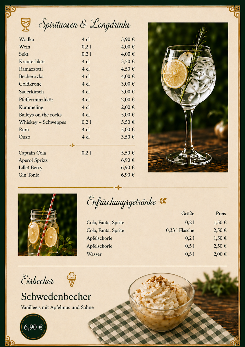 Speisekarte photo 1