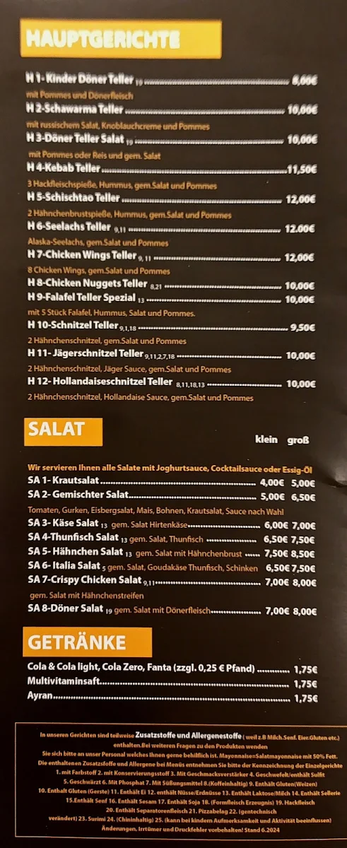Speisekarte photo 2