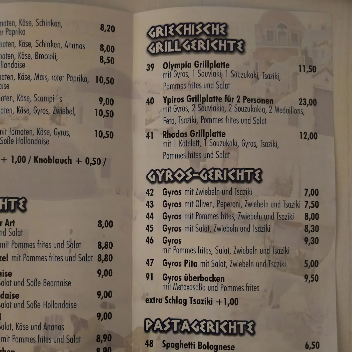 Speisekarte photo 6