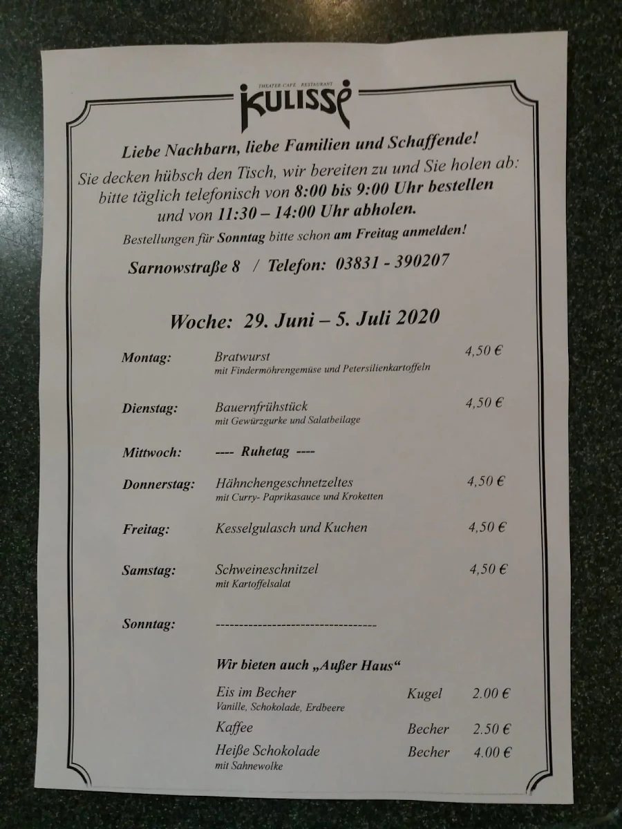 Speisekarte photo 3