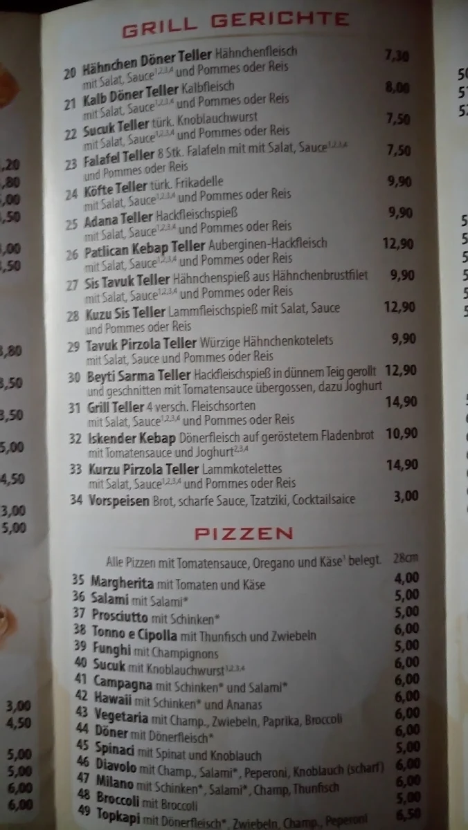 Speisekarte photo 9