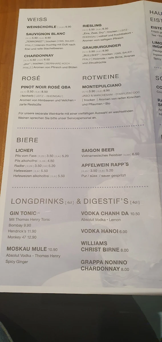 Speisekarte photo 8