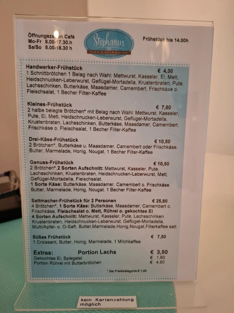 Speisekarte photo 2