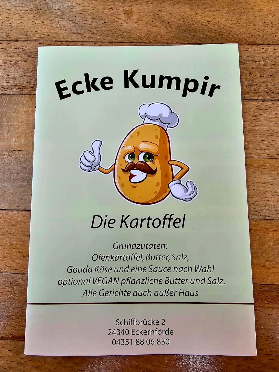 Speisekarte, Ecke Kumpir