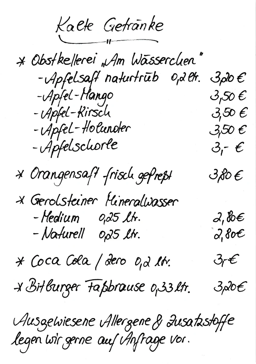 Speisekarte photo 1