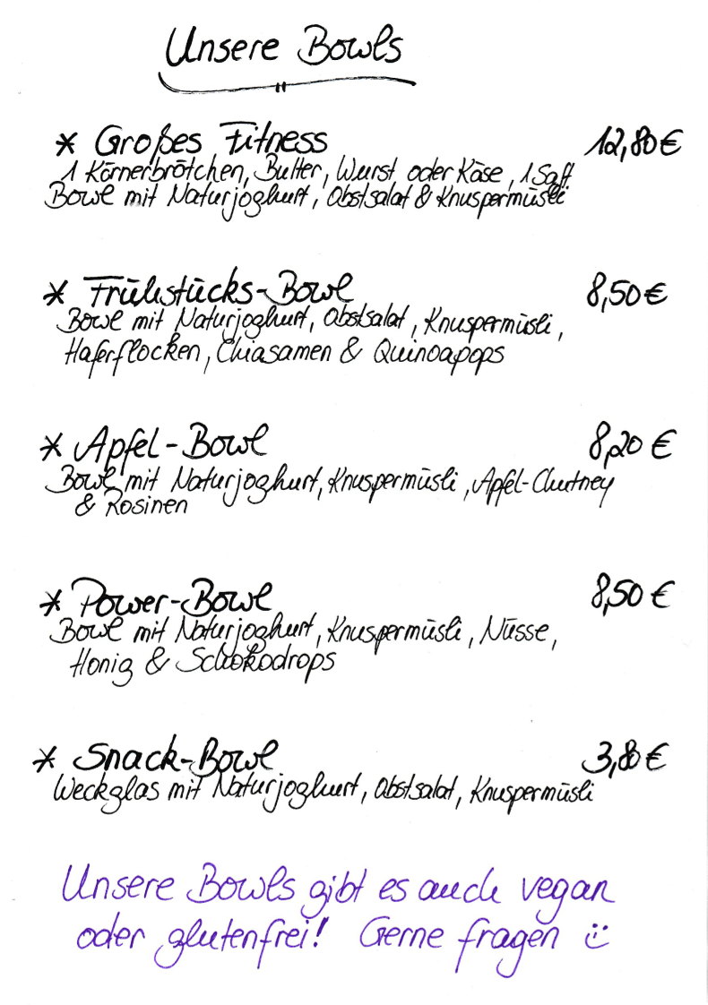Speisekarte photo 4